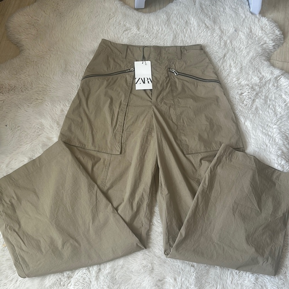 NWT ZARA WIDE LEG PANTS